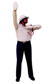 To start vehicle approaching from left