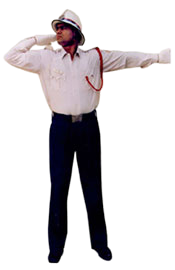 To start vehicles coming from right