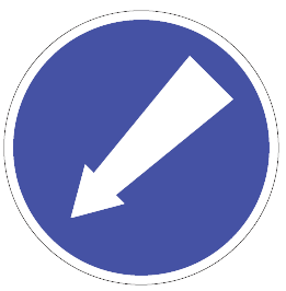 COMPULSORY KEEP LEFT