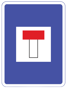 NO THROUGH ROAD
